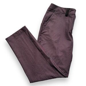 LADY Hagen Women’s Golf Pants Pink and Black Geometric Print Size 6
